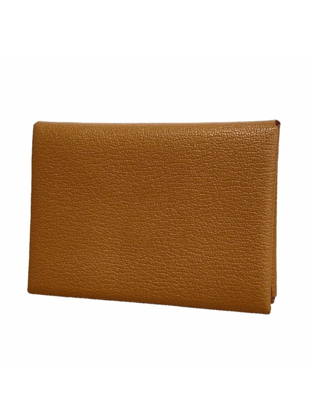 Hermes Coin Purse Calvi Duo Chevre Mysore Silver